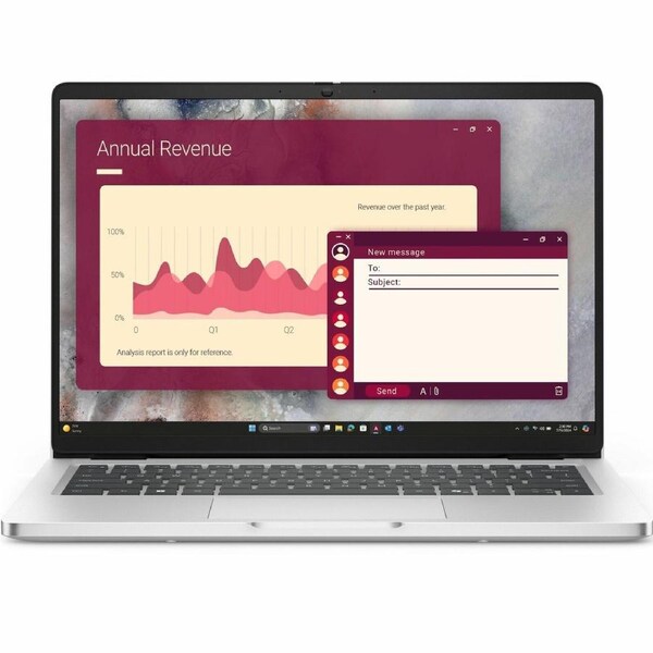 Dell Pro 14 PC14250 - 14in FHD+ 1920x1200 - Ultra 5 235U - 16GB 1x16GB - 512GB SSD - Backlit Keyboard - FHD IR Camera - 3-Cell 45W - Windows 11 Pro -