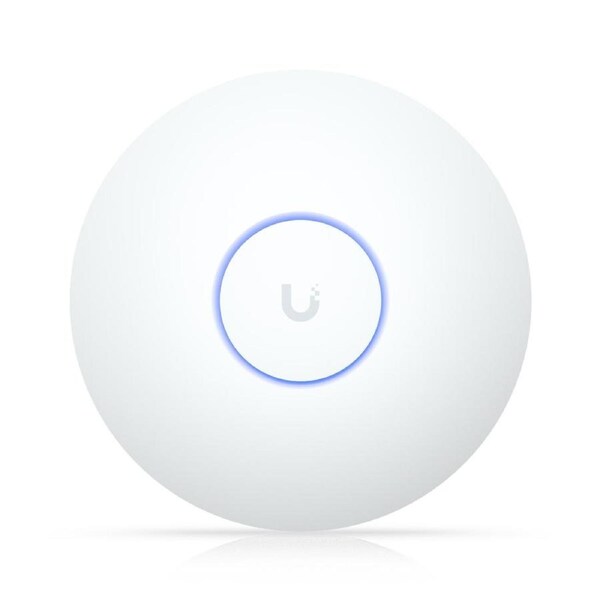 Ubiquiti U7 Long-Range, Compact, Ceiling-mount WiFi 7 AP, 5 Spatial Streams, Extended Signal Range, Cover Up to160m², 300+ Devices, Uplink 2.5GbE