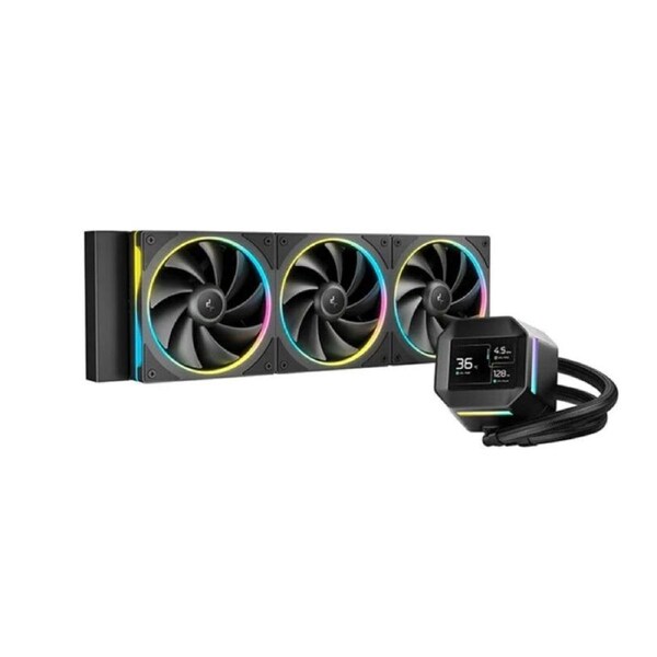 DeepCool LM360 ARGB Liquid Cooler Mini LCD Screen, 2.4' IPS, 320×240 Resolution , Intel LGA1851/1700/1200 + More, AMD AM5/AM4