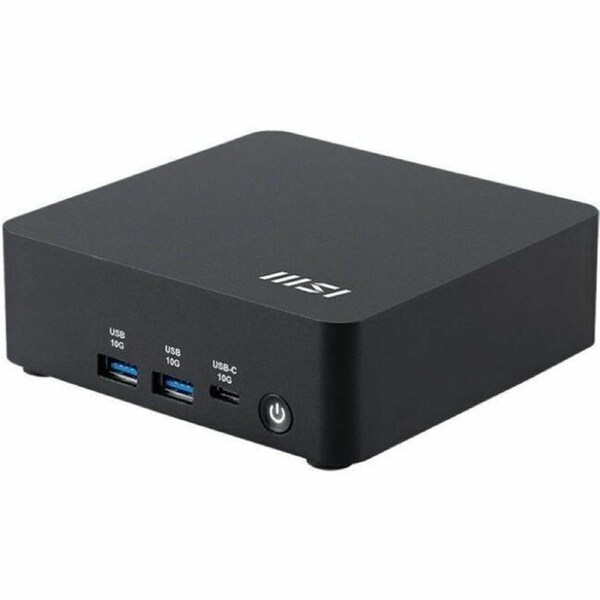 CUBI NUC AI Black Barebone Core Ultra 7 155H - Up to DDR5 - dTPM - 2M.2 - 2HDMI - 2TBT - 2LAN - Wifi6E - Card Reader - Switch Cable - 3Y