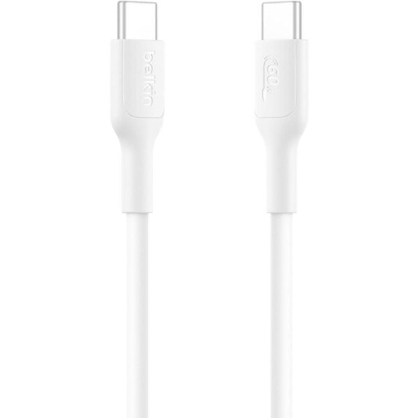 BoostCharge USB-C TO USB-C 60W 2.0 PCR Cable 1M White