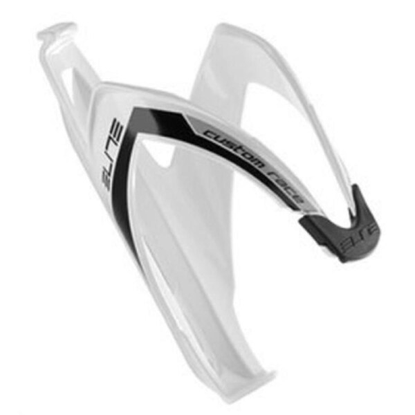 Elite Custom Race Bottle Cage White/Black