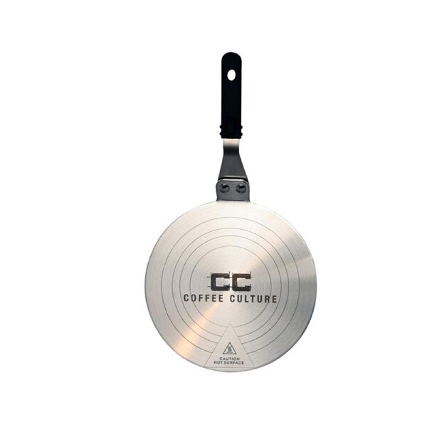 Coffee Culture Stainless Steel Induction Plate w/ Silicone Handle Maker 20cm