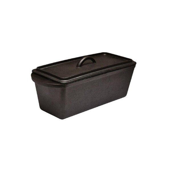 Brunswick Bakers Pre-Seasoned Cast Iron Bread Loaf Baking Pan Bakeware 28.5cm