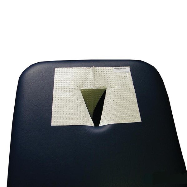 Cello V-Cut Face Cradle Covers - Disposable, Carton of 2000, Hygienic Barrier for Massage & Therapy Tables