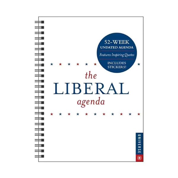 Undated Planner The Liberal Agenda Week to View, Rizzoli Universe AM38914