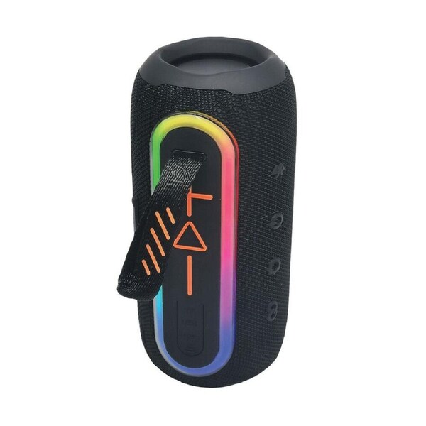 Laser Portable Bluetooth Wireless Stereo Fabric Speaker Pro RBG Light ...
