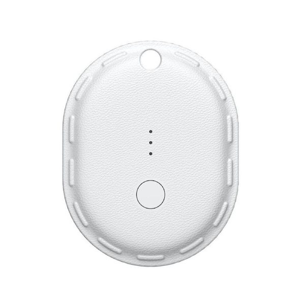 Laser Mini Bluetooth IPX7 Smart Tag Compact w/ Apple Find My Tracking White