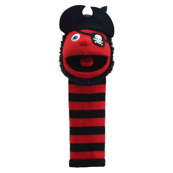 The Puppet Company Pirate Sockettes Knitted Plush Hand 18m+ 38x14cm