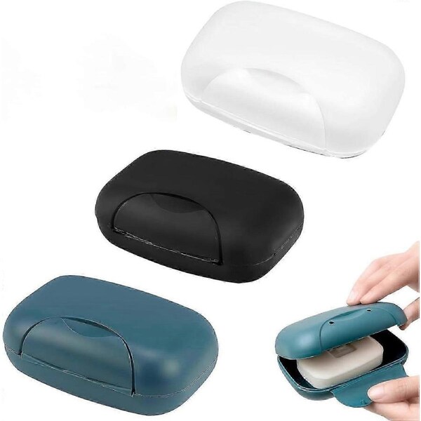 3pcs Travel Soap Box, Soap Case with Lid, Camping Travel Soap Box, for Home or Travel