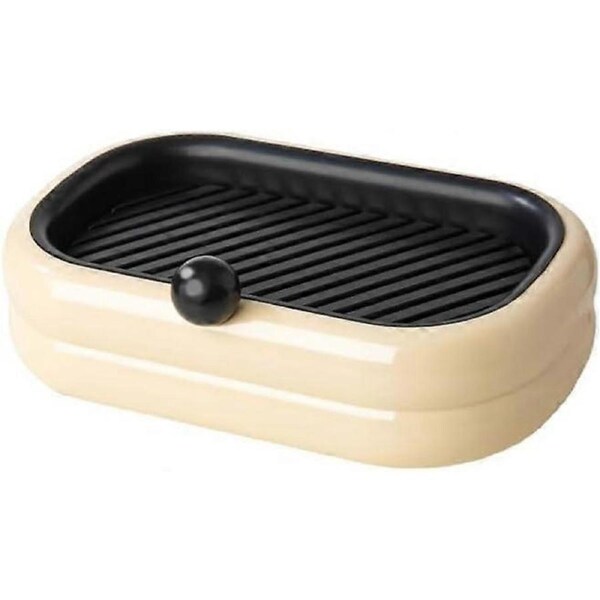 Soap Boxes Wall Mounted Household Soap Box Plastic Soap Dish Travel Soap Box Soap Dish Container Holder Soap Case(B)