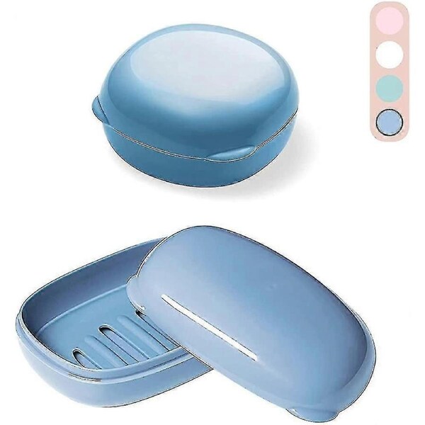 Travel Soap Case 2 Pieces. Soap Dish With Lid. Plastic Soap Box. Waterproof Soap Box