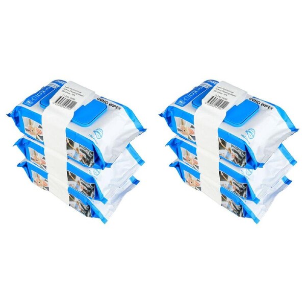 2x 3pc Laser Screen Cleaning Wipes 100-Sheets For TV/Phone/Laptop Monitor