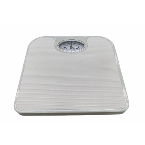 130kg BR Home Mechanical Bathroom Scales Weight Checker Kilo Kg Kilograms - White