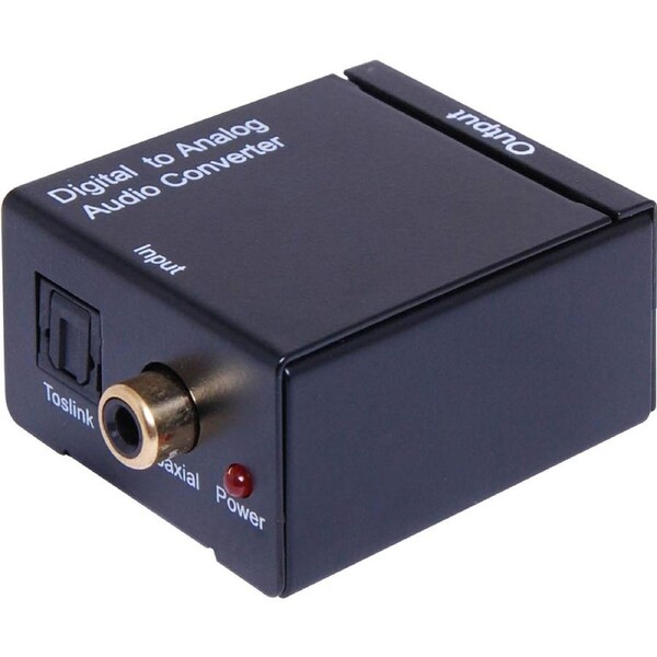 Dynalink Digital Audio To Stereo Audio Converter Standard stereo RCA output