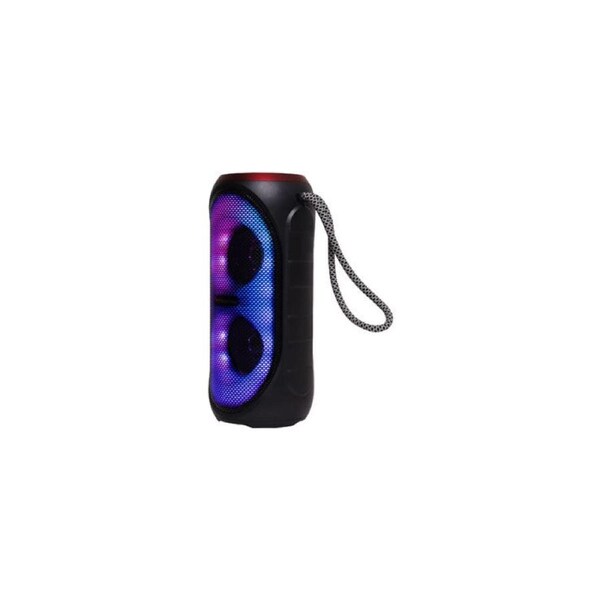 Dynalink D2045 10W RGB LED Portable Bluetooth Speaker & Radio Integral Strap