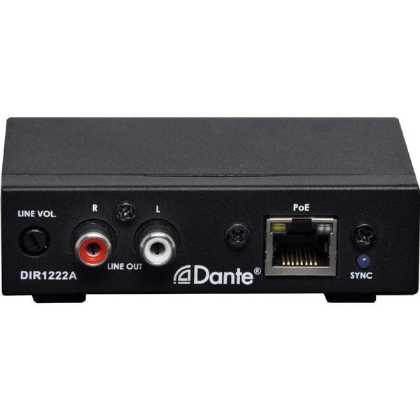 Audio Over IP Dante POE Receiver
