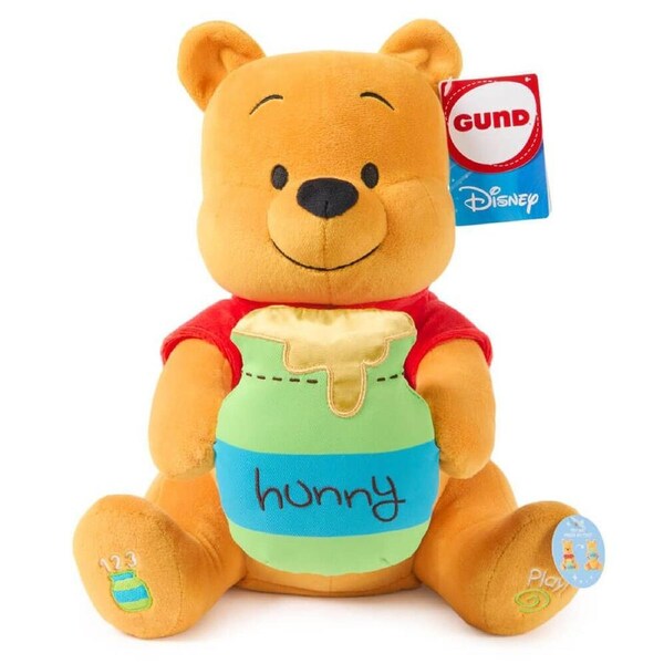 Disney Animated Peek-A-Boo Pooh Plush