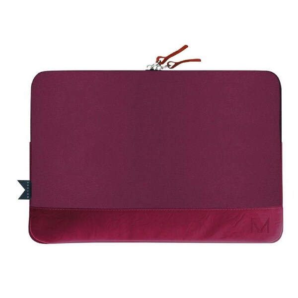 Moyork Cloak 13-14" Charging Sleeve - Merlot Leather Red