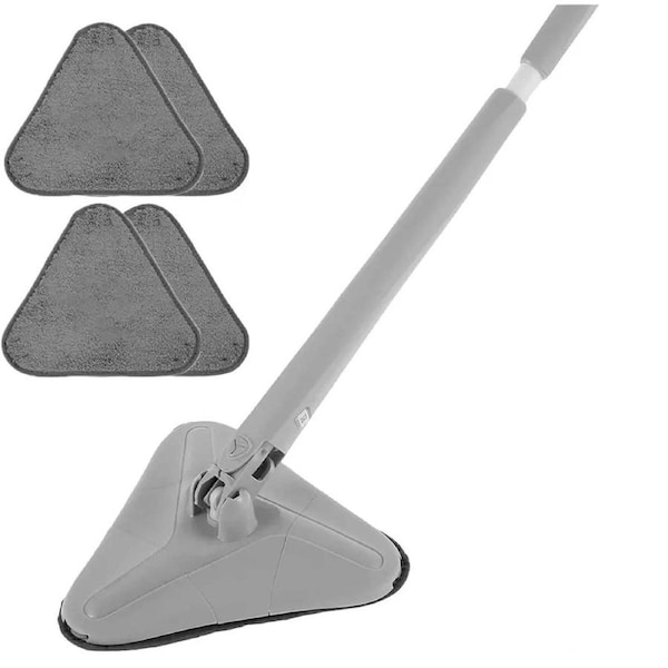 Adjustable Corner Mop 360 Triangle Cleaning Tool for Walls/Floors