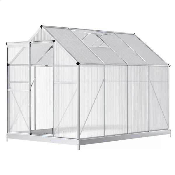 Backyard Storage Greenhouse Aluminium Shed 2.5x1.9x1.8M