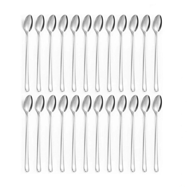 Iced Drink Stir Spoons Long Handle Stainless Coffee Tea Spoon