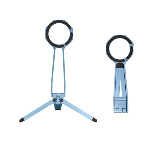 Magnetic Phone Tripod Mini Portable for Travel and Streaming - Blue