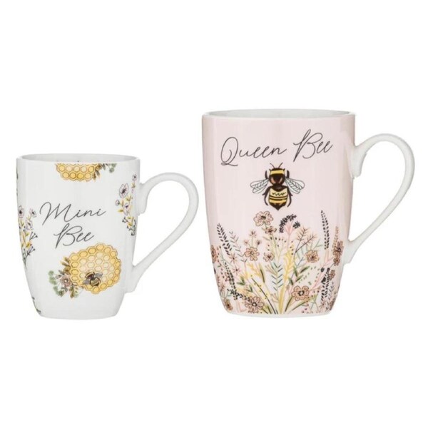 Ashdene Mini Me Queen and Mini Bee 2 Piece Mug Set 521462
