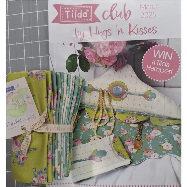 Tilda Club Classic Issue 63 March25 Quilting Sewing Craft Pattern Kit