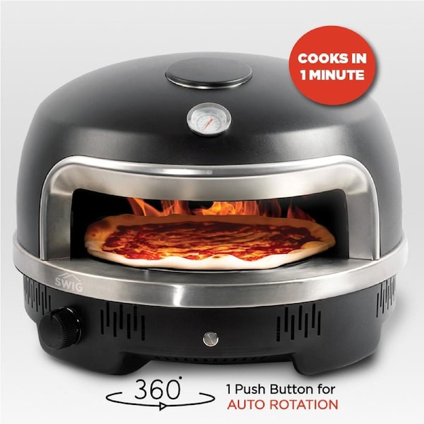 12" Outdoor Auto-Rotate Gas Pizza Oven