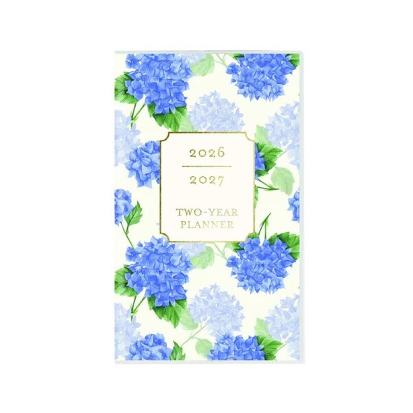 2026-2027 2-Year Planner Vintage Floral Pocket Month to View, Graphique de France GF45138