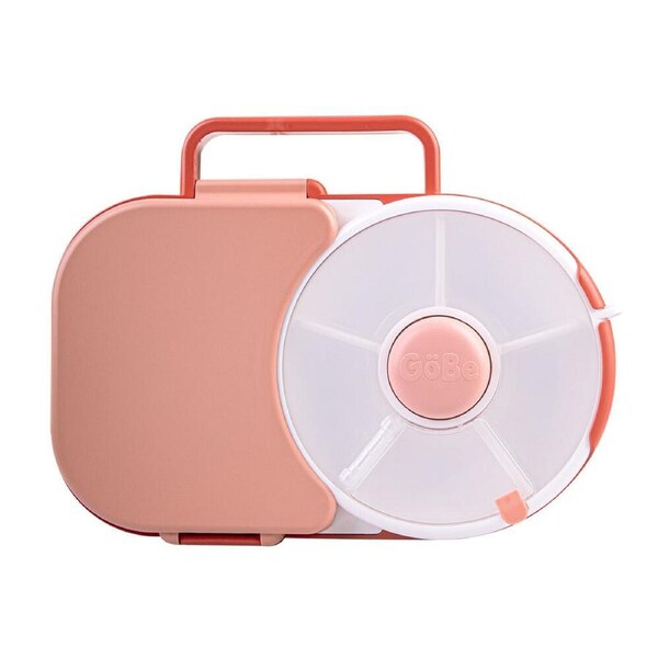 GoBe 2-in-1 Lunchbox Food Storage Container 27.95x21.6x5.7cm Pink 2y+