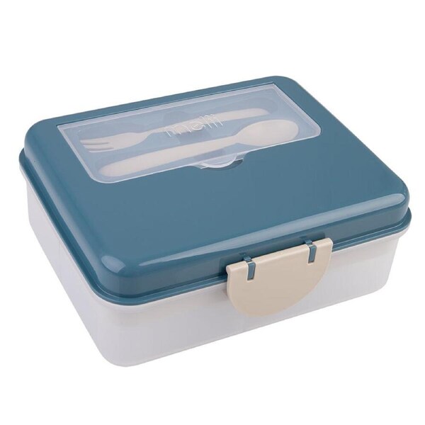Melii Luxe 2-Tier Bento Box Food Container w/ 6 Compartments Boys 3y+