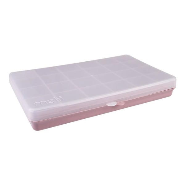 Melii Luxe Snackle Box Food Container w/ 24 Compartments XL Pink 3y+