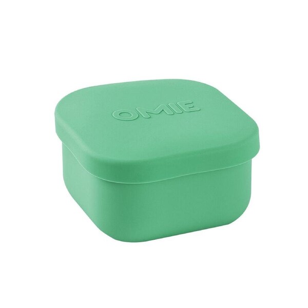 Omie Omiesnack 280ml Silicone Container Lunch Box 5.58x9.65x8.89cm Green
