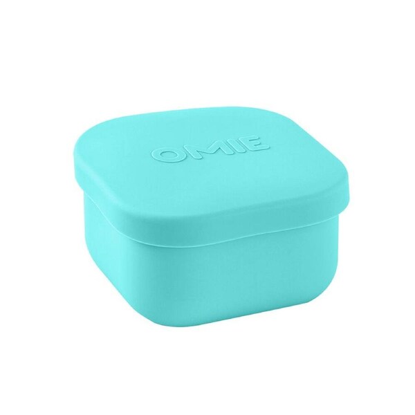 Omie Omiesnack 280ml Silicone Container Lunch Box 5.58x9.65x8.89cm Teal