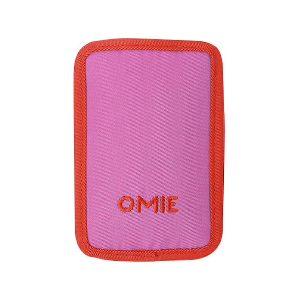 Omie Omiechill Freezable Food Cooler Pouch Ice Pack 15cmx9.9cmx2.5cm Pink