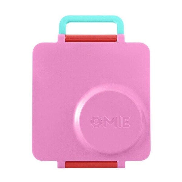 Omie Omiebox Hot&Cold Stainless Steel Bento Box 21.59x19.05x7.62cm Pinkberry