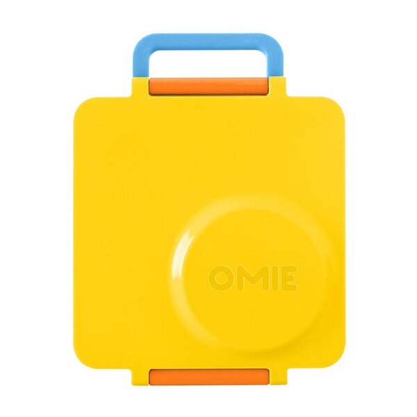 Omie Omiebox Hot&Cold Stainless Steel Bento Box 21.59x19.05x7.62cm Sunshine