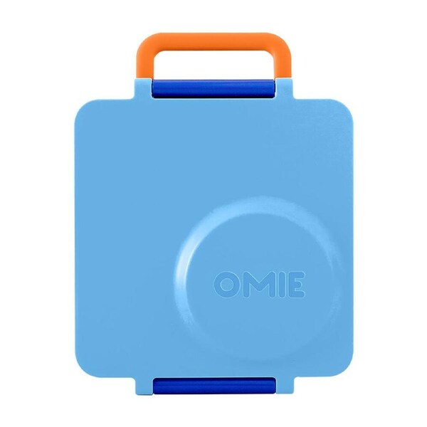 Omie Omiebox Hot&Cold Stainless Steel Bento Box 21.59x19.05x7.62cm Bluesky