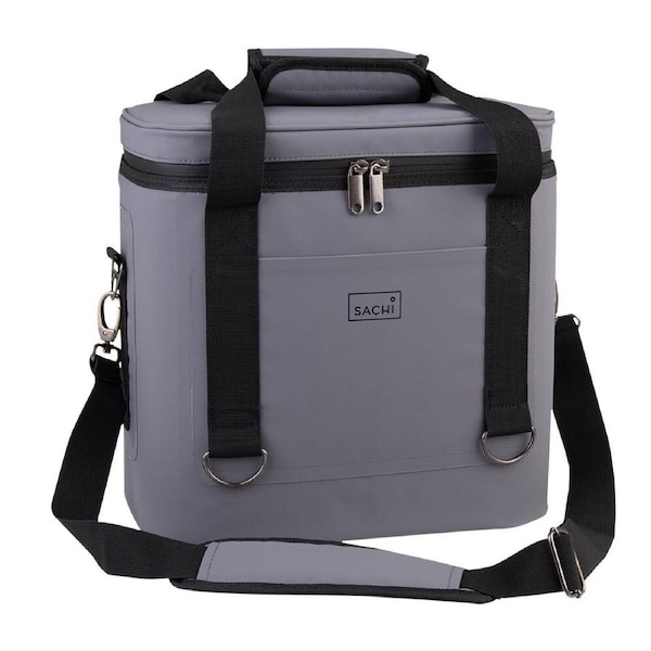 Sachi Insulated 10L Intrepid Leak-Proof Cooler Bag 33x22.5x31cm Charcoal