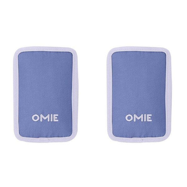2PK Omie Omiechill Freezable Food Pouch Ice Pack 15cmx9.9cmx2.5cm Purple