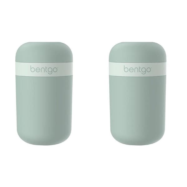 2PK Bentgo Dual-Sealing Lightweight Snack Cup Food Container 590ml Mint Green