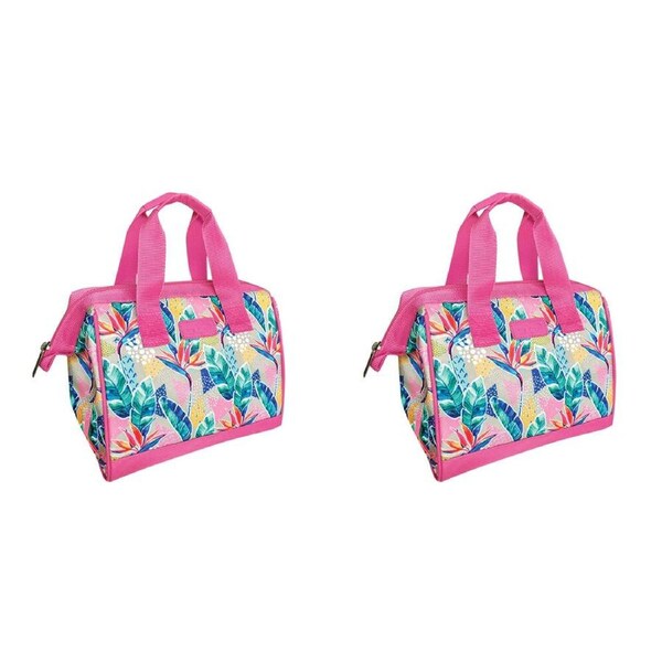 2PK Sachi Style 34 Insulated Leak-Proof Lunch Carry Bag 24x17x22cm Botanical