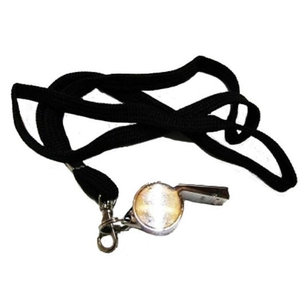 Morgan Chrome Whistle With Lanyard