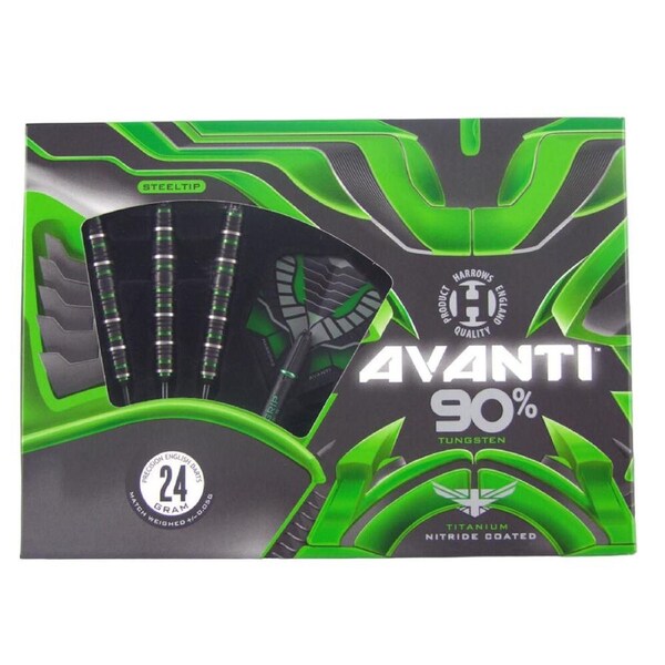 4pc Harrows Avanti Dart Flights Shafts 90% Tungsten w/ Case Sports Accessories