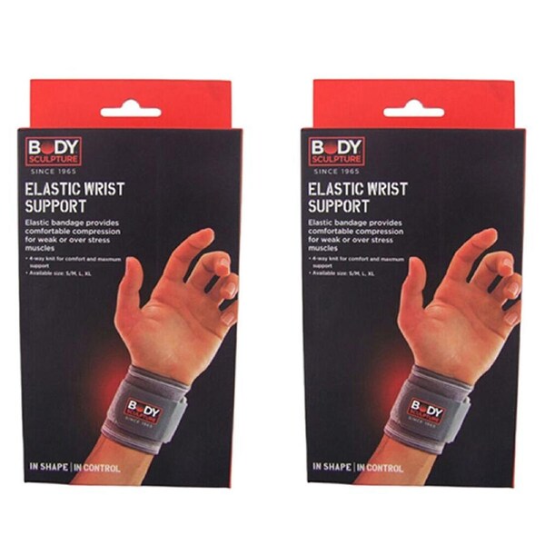 2PK Body Sculpture Breathable Wrist Support Wrap Compression Protector Neoprene