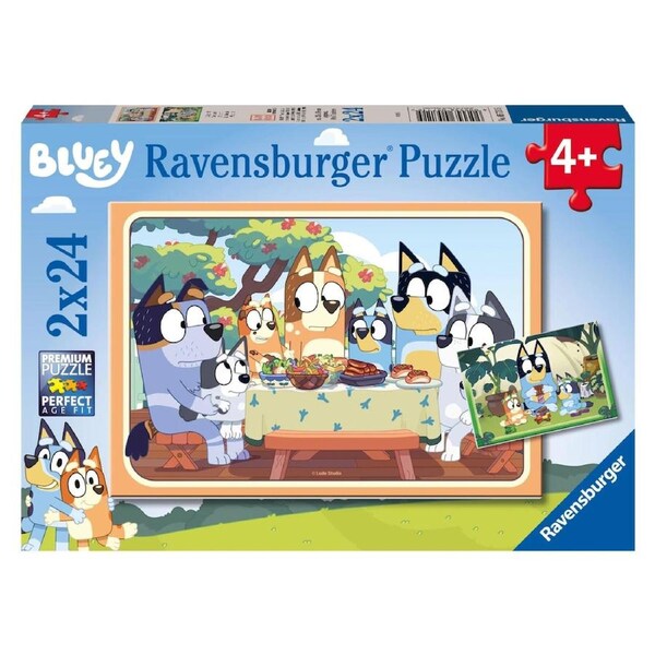Ravensburger Bluey 2 x 24 Piece Jigsaw Puzzle