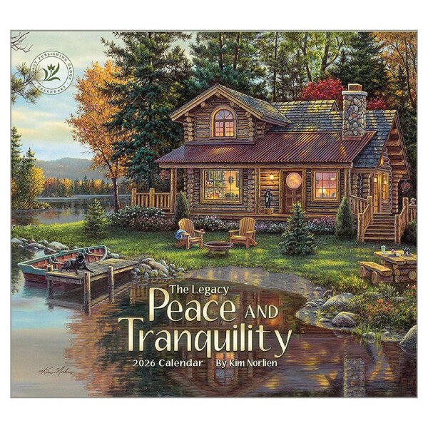2026 Calendar The Legacy Peace And Tranquility Calendar Fits Wall Frame