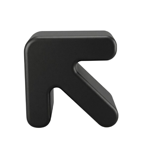 Replica Arrow Stool - Black Plastic Low Stool